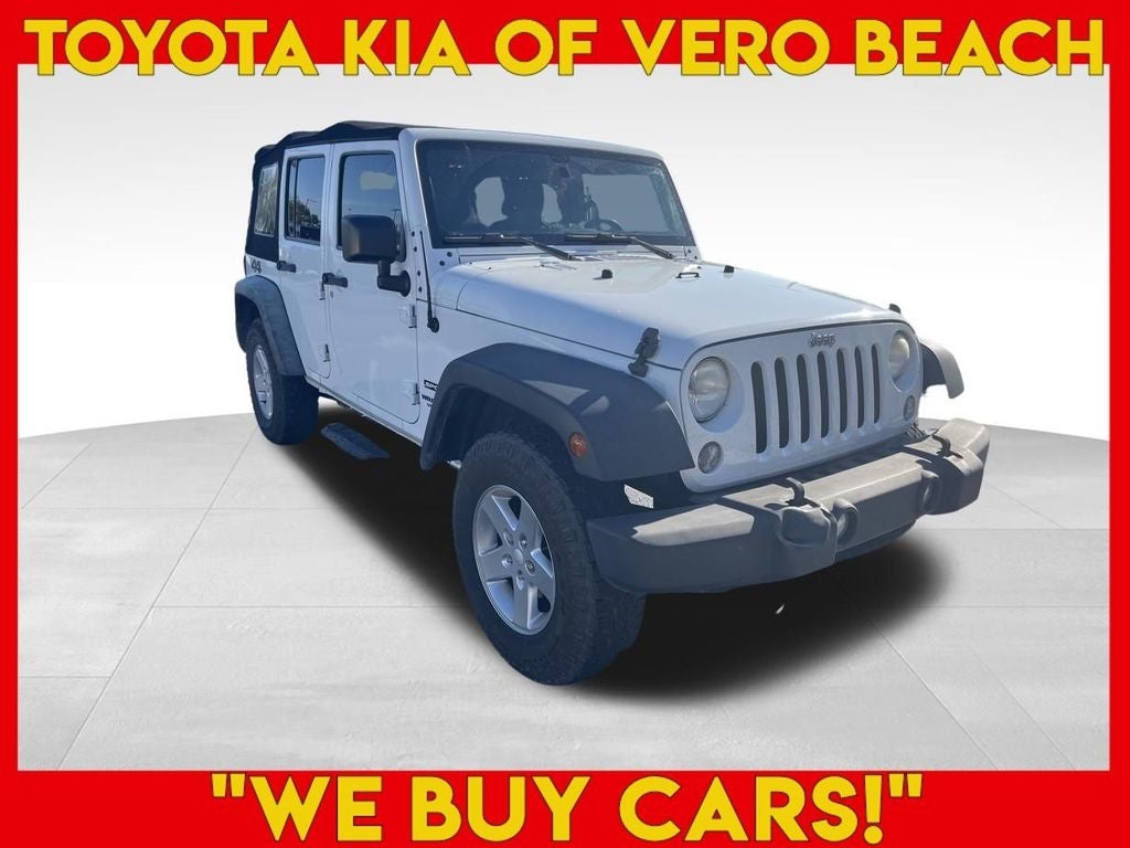 Used 2015 Jeep Wrangler Unlimited For Sale in Vero Beach near Fort Pierce  SKUP24586