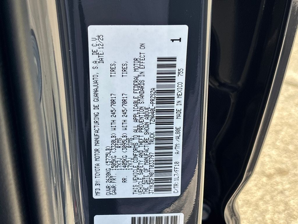 2026 Toyota Tacoma SR5