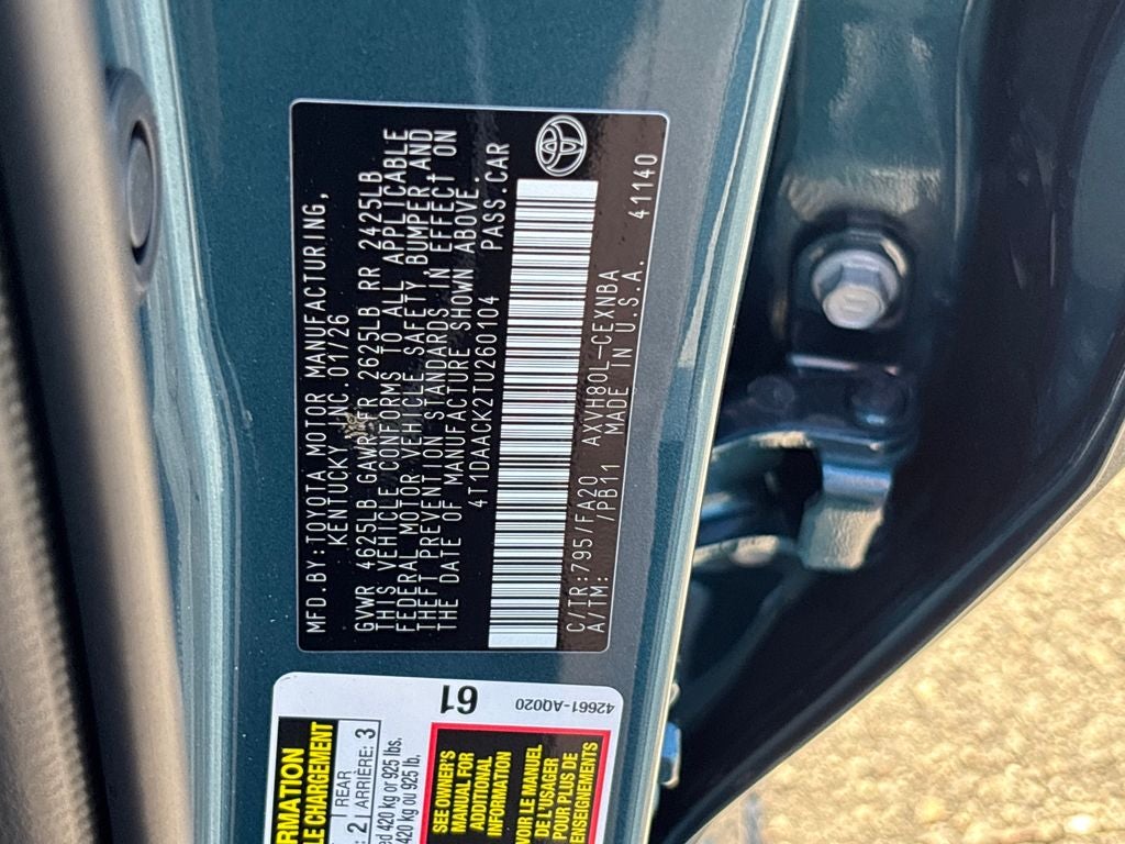 2026 Toyota Camry LE