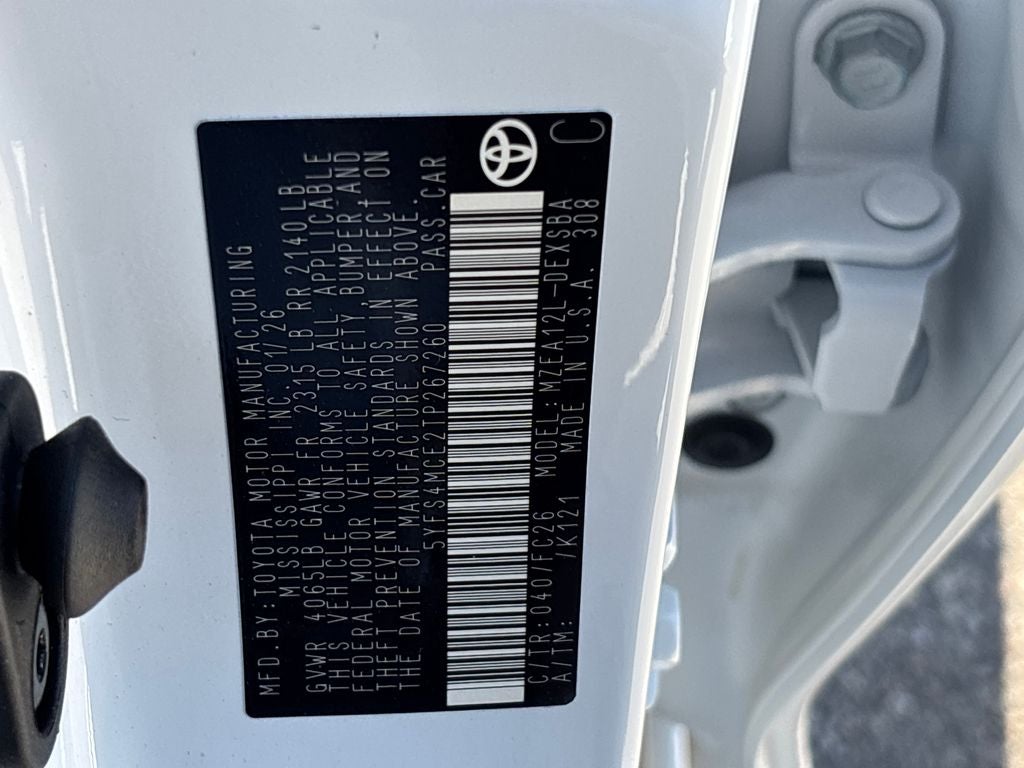 2026 Toyota Corolla SE