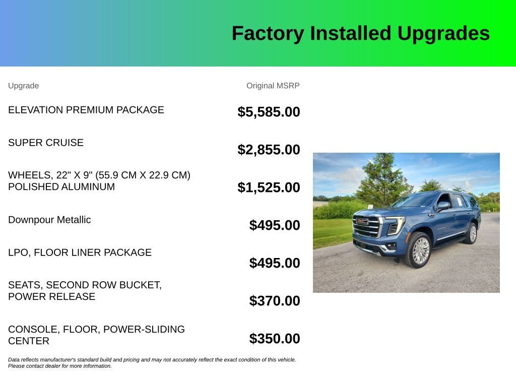 2026 GMC Yukon Elevation