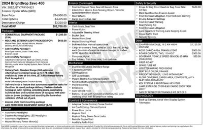 2024 BrightDrop Zevo 400 400 awd