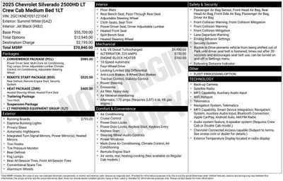 2025 Chevrolet Silverado 2500HD LT