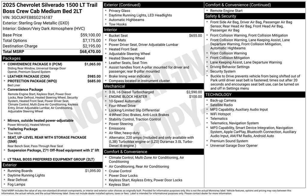 2025 Chevrolet Silverado 1500 LT Trail Boss - Photo 36