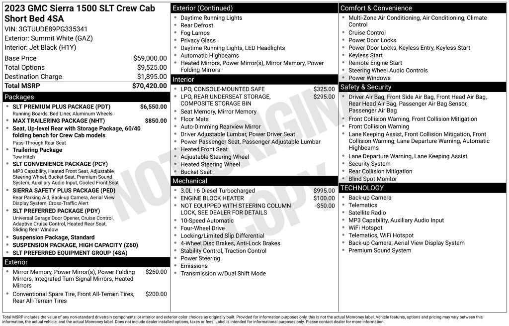2023 GMC Sierra 1500 SLT