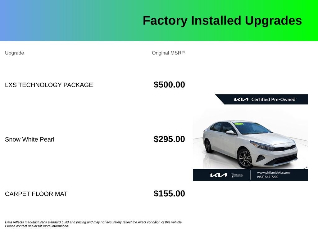 2022 Kia Forte LXS