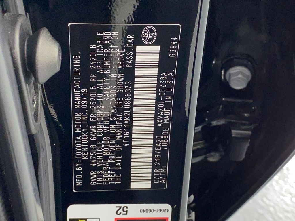 2020 Toyota Camry SE Nightshade