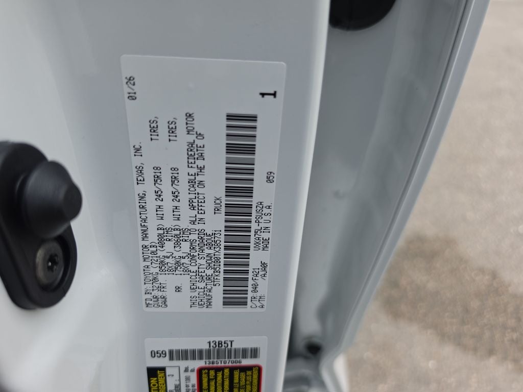 2026 Toyota Tundra SR