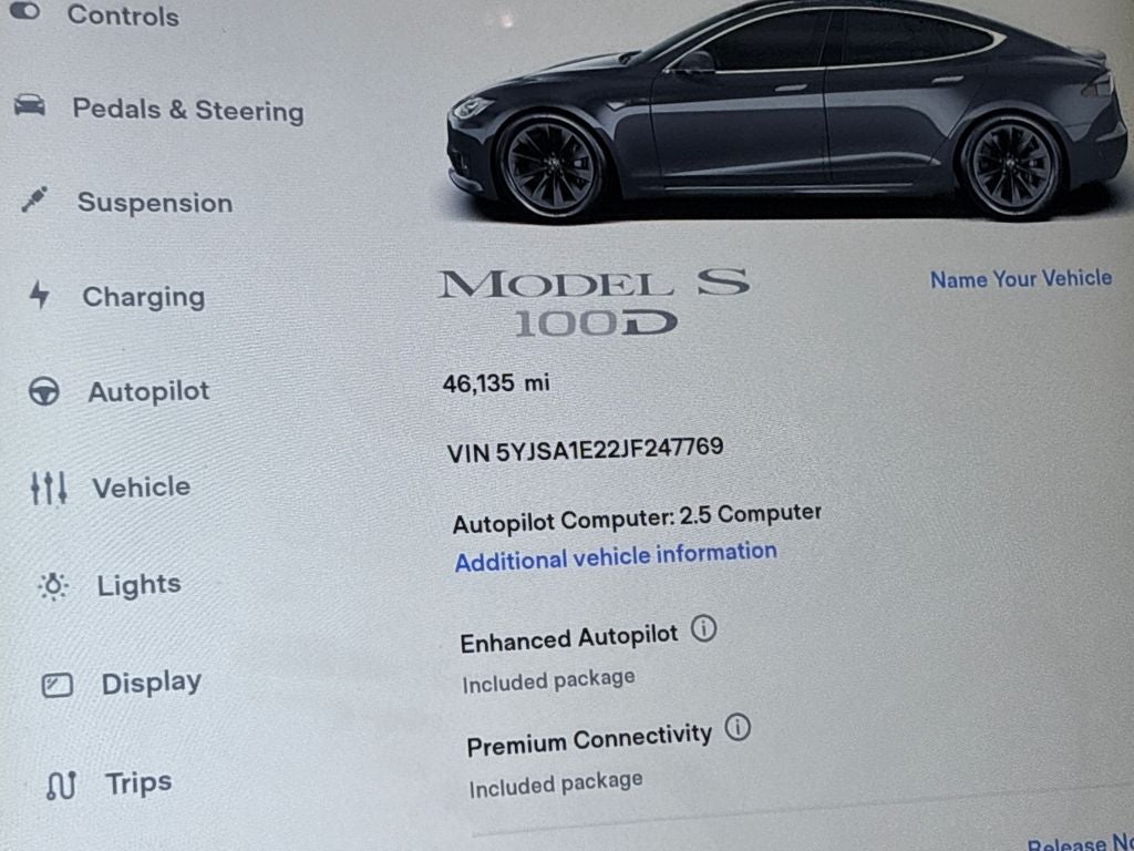 2018 Tesla Model S P100D