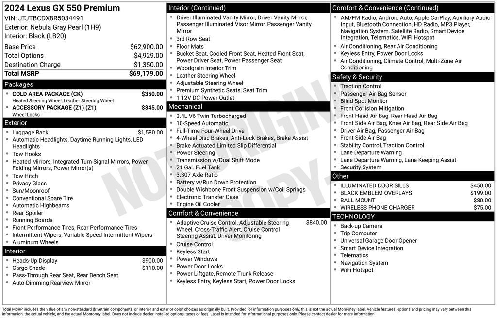 2024 Lexus GX 550 Premium