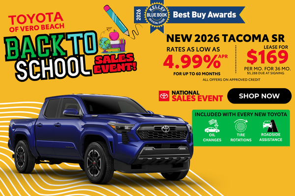New 2026 Tacoma SR
