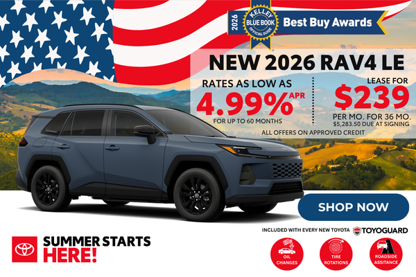 New 2026 RAV4 LE