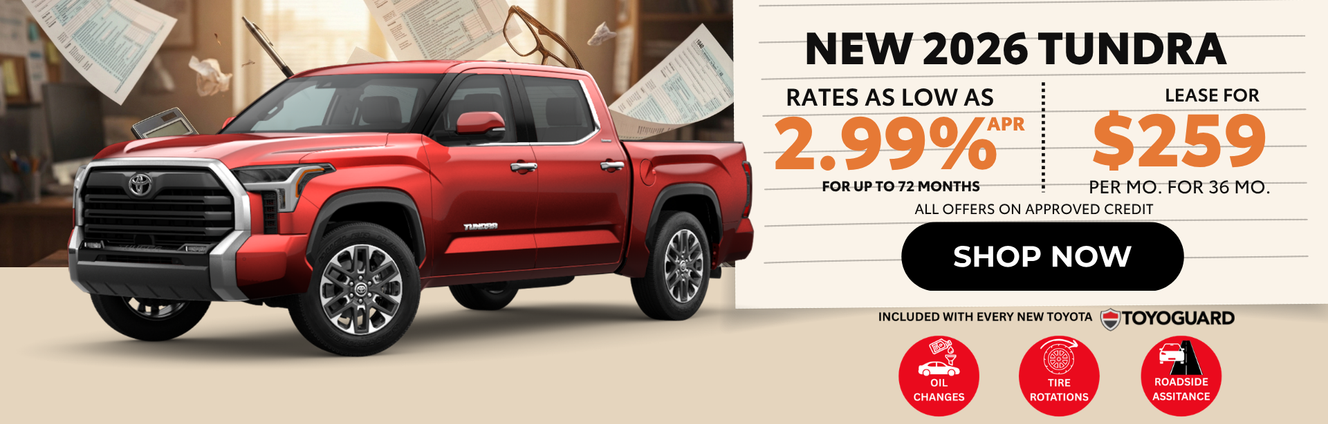 New 2026 Toyota Tundra LE