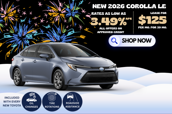 New 2026 Corolla LE