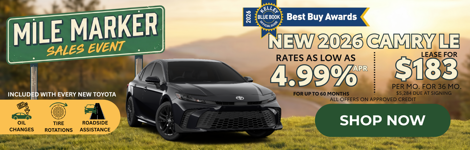 New 2026 Toyota Camry LE