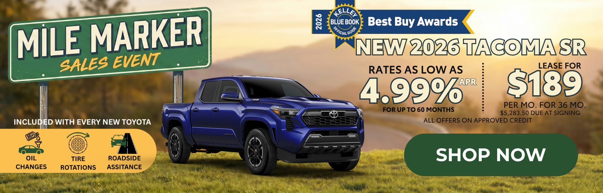 2026 TOYOTA TACOMA