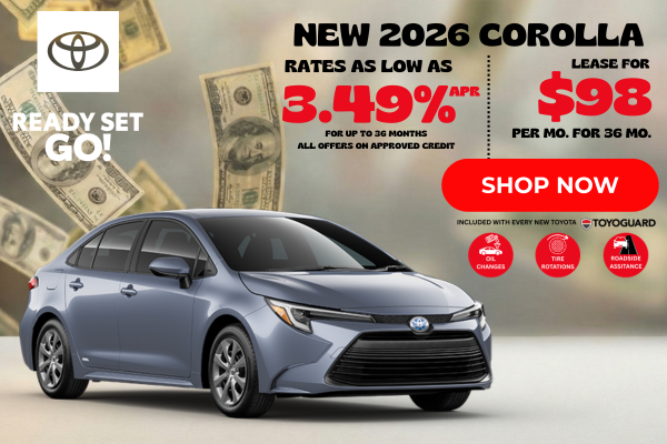 New 2026 Toyota Corolla LE