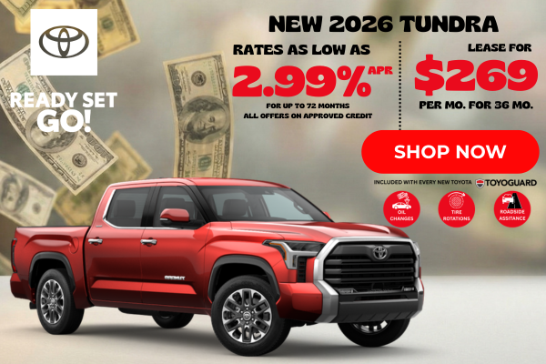 New 2026 Toyota Tundra LE