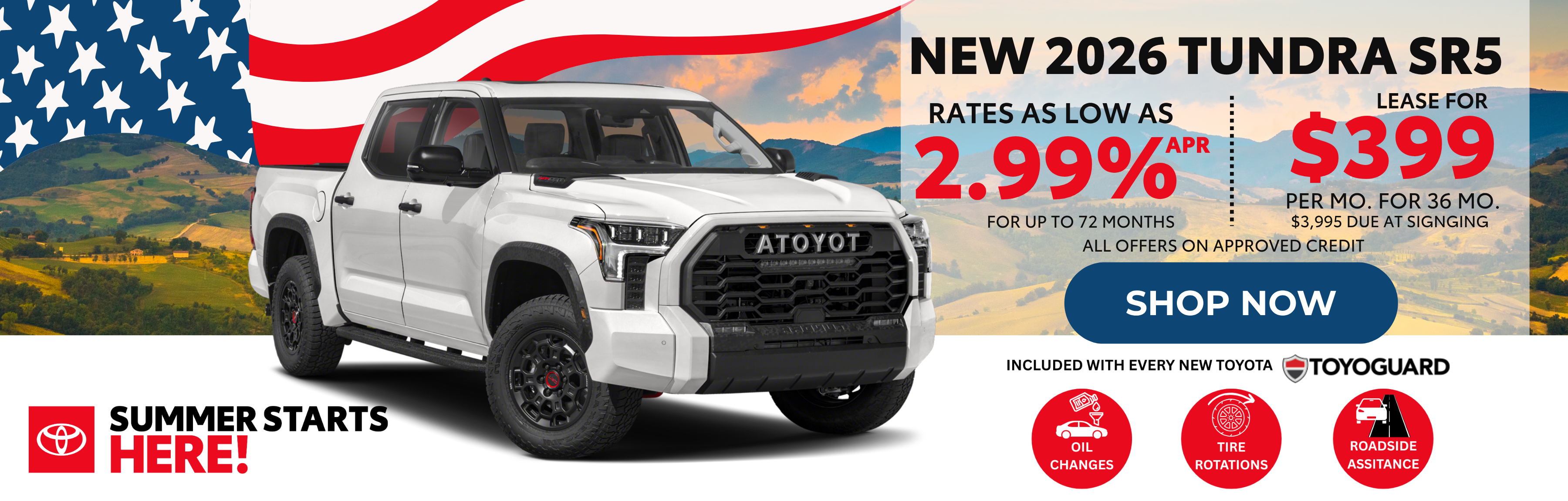New 2026 Toyota Tundra LE