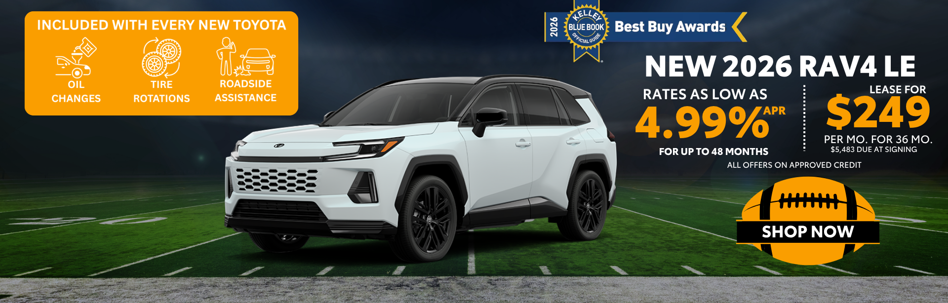 New 2026 Toyota Rav4 LE