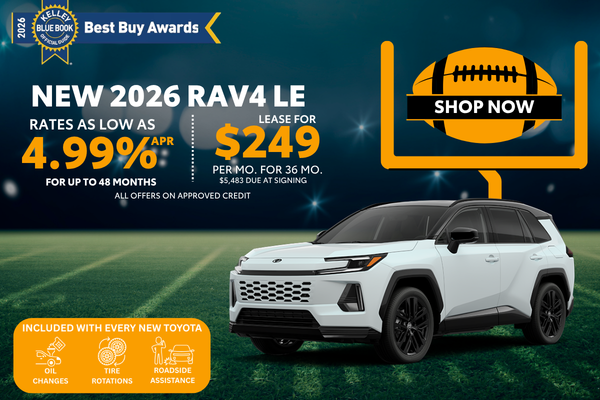 New 2026 Toyota Rav4 LE