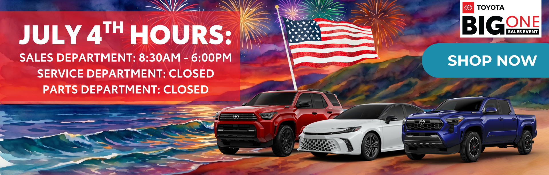 July 4th Hours