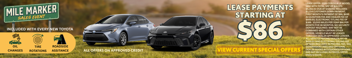 Toyota Finance Special