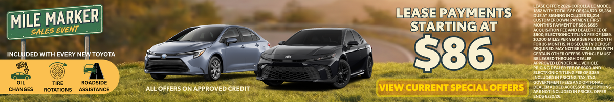 Toyota Finance Special