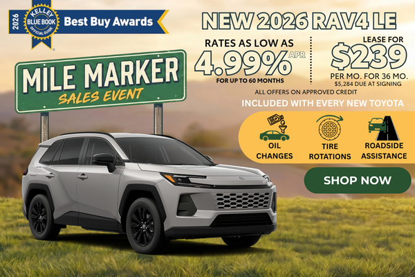 New 2026 RAV4 LE