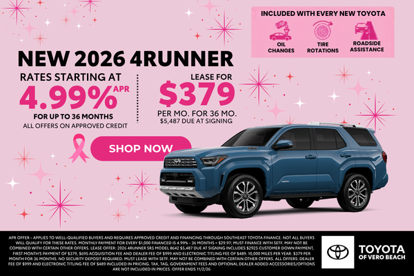 New 2026 4Runner SR5