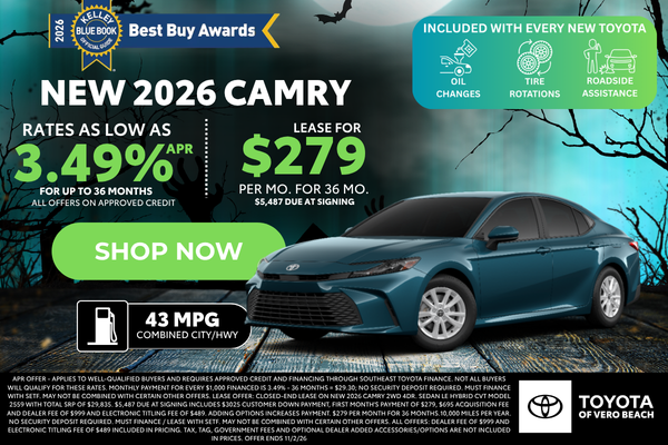 New 2026 Camry LE