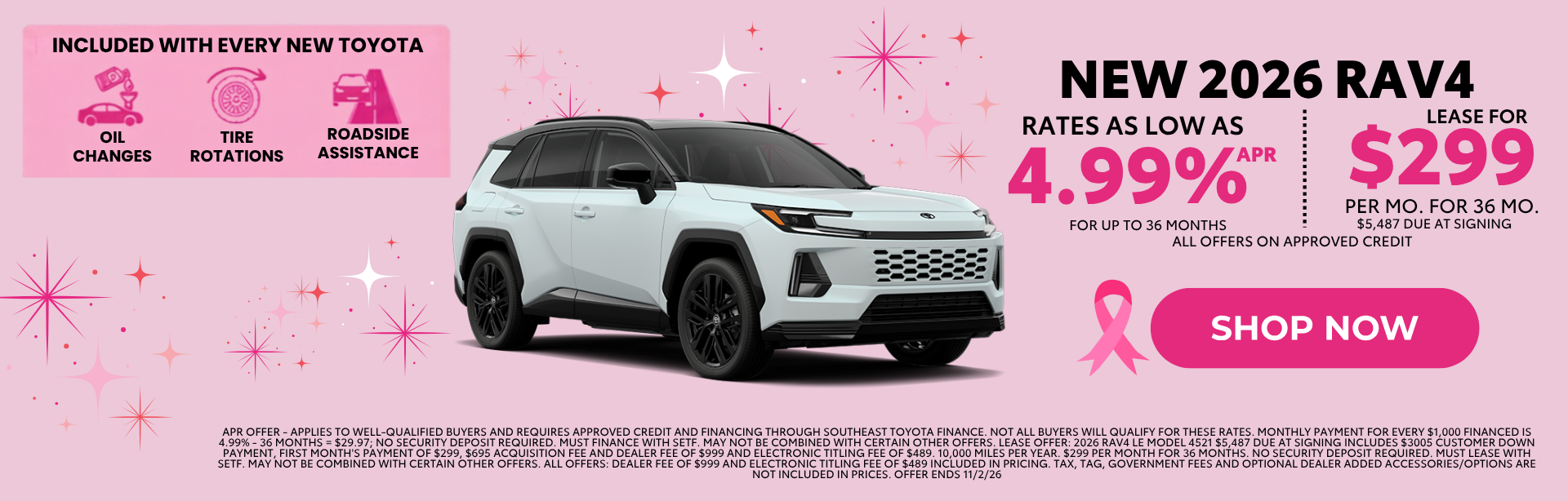 New 2026 Toyota Rav4