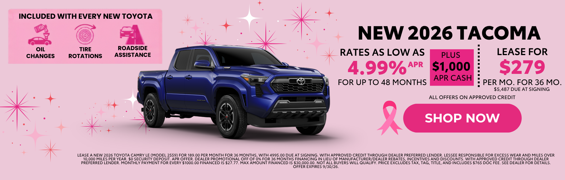 2026 TOYOTA TACOMA
