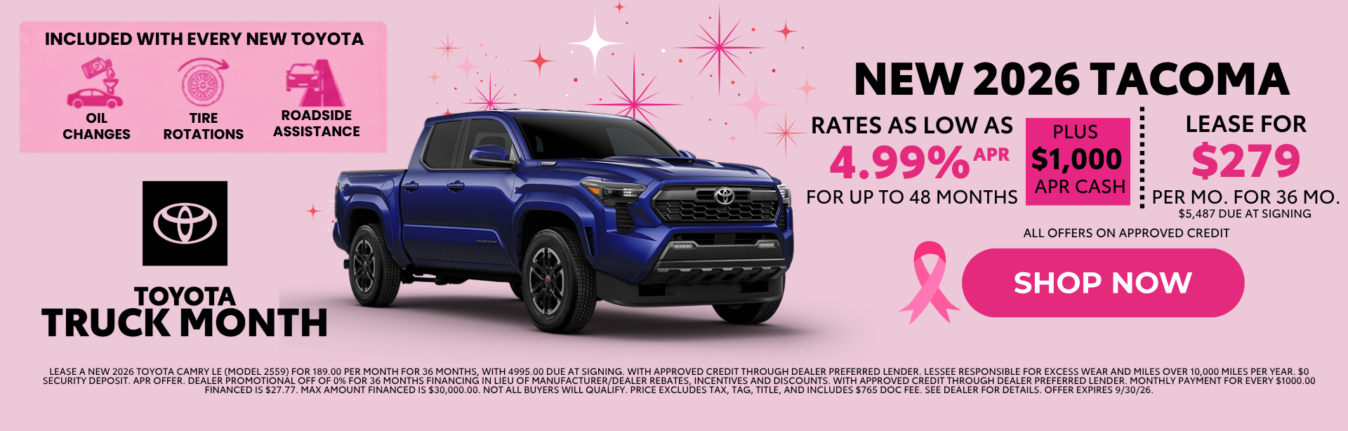 2026 TOYOTA TACOMA
