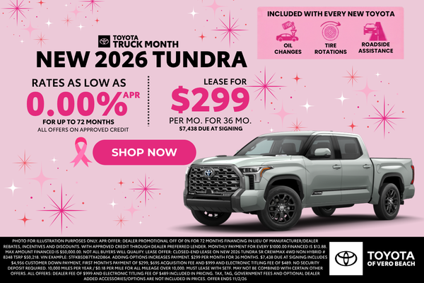 New 2026 Toyota Tundra 