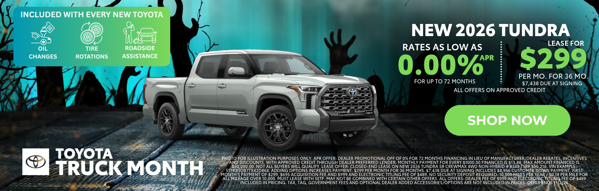 New 2026 Toyota Tundra 