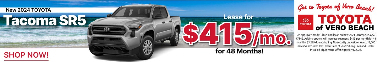 New Tacoma Inventory For Sale | Toyota of Vero Beach