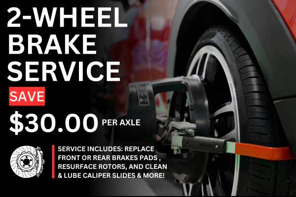 2-Wheel Brake Service