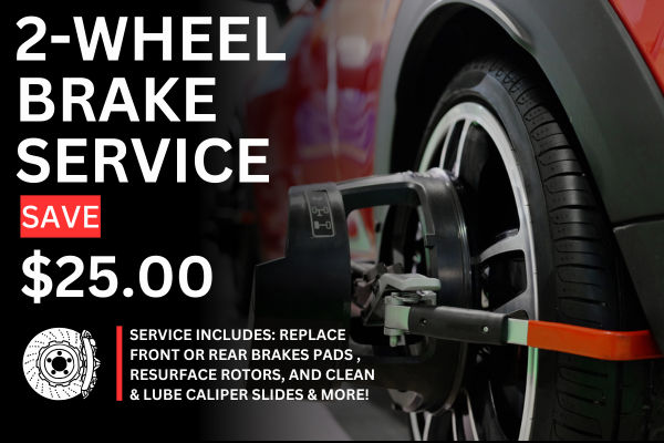 2-Wheel Brake Service